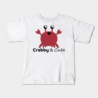 Crabby & Cute - Happy Crab Kids T-Shirt